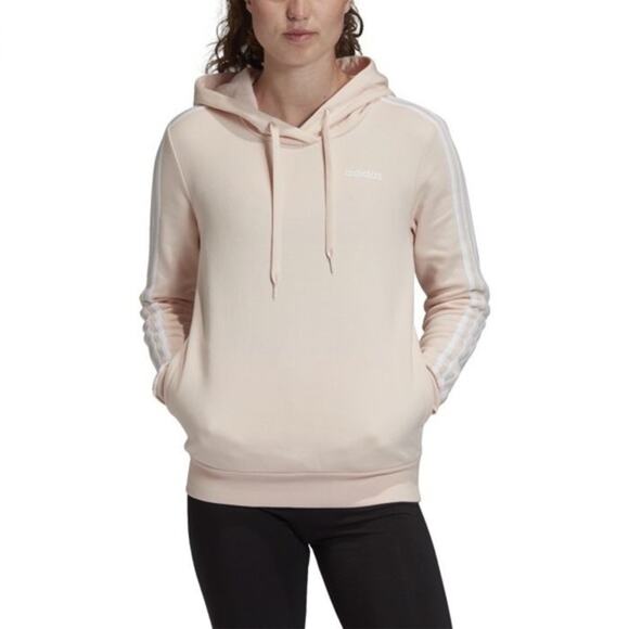 Adidas NWT Baby Pink Pullover Hoodie Sweater Size Small - Picture 12 of 16